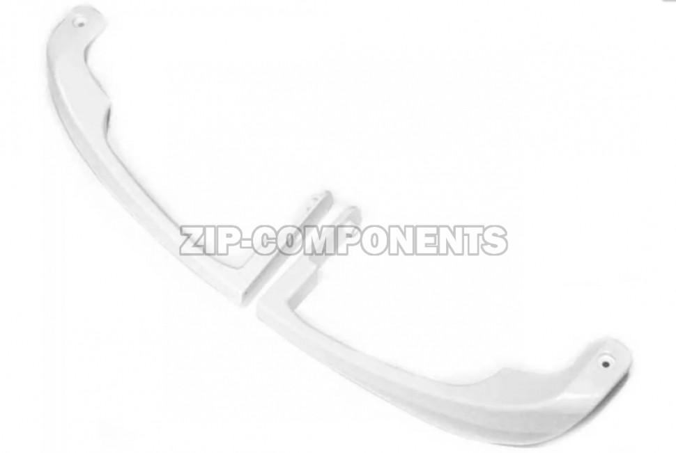 Ручка холодильника Бирюса 129-136 нижняя белая 0030050001