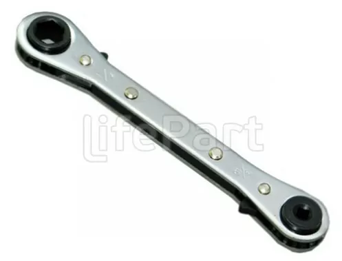 CT-123L Ключ вентильный четырехгранный и шестигранный 1/4, 3/16, 9/16, 1/2