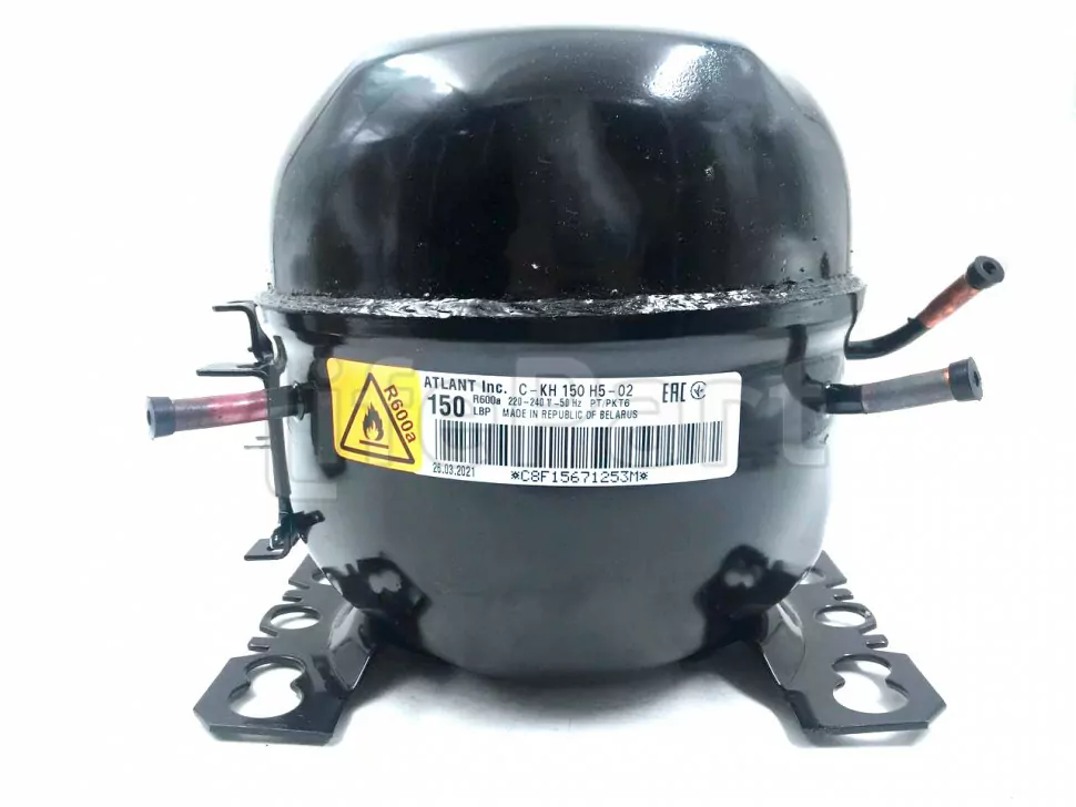 Компрессор Атлант С-КН150Н5-02 R600, 157 Вт (в индивидуальной упаковке) медная обмотка