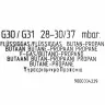 Комплект форсунок G30/29мб для газовой плиты Bosch 00633115