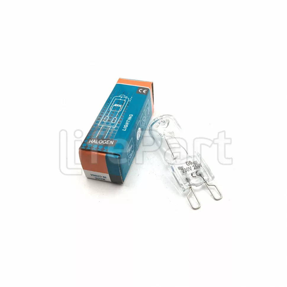 Лампочка галогеновая G9 230V 25w 300С духовки Bosch 00607291