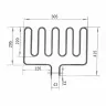 ТЭН для саун HARVIA ZSL-313 2000W 280 А 8/2,0 Т 220 - 5 изгибов