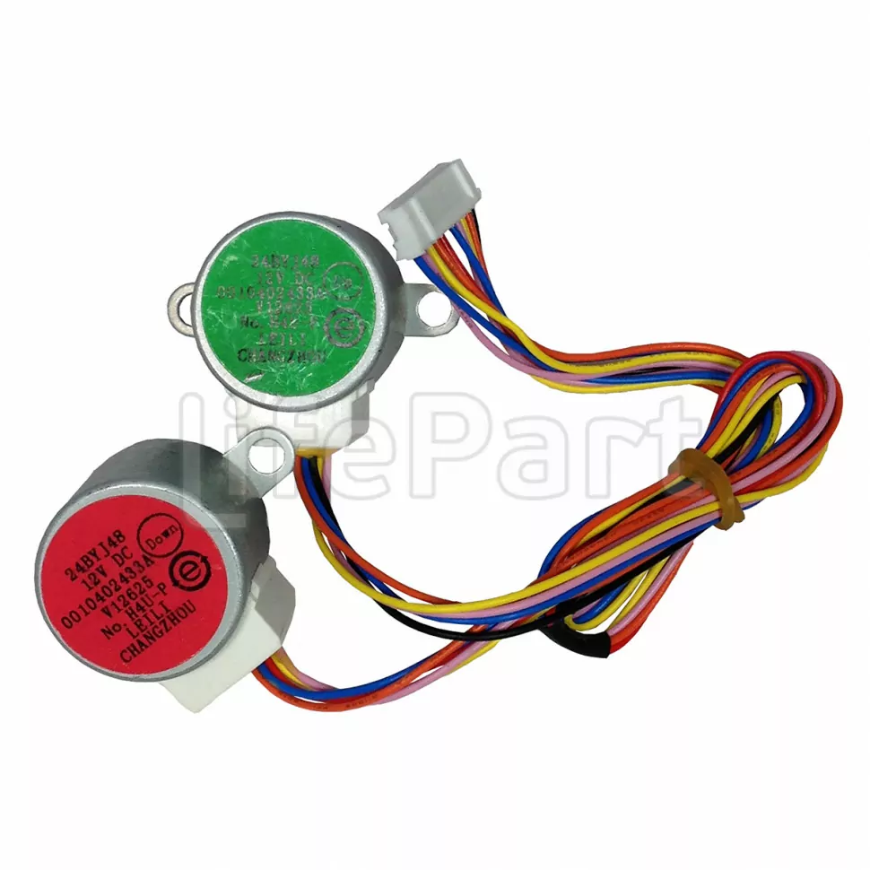 Шаговый Мотор Haier A0010402433A Вал (D-5мм, Н-9мм), Корпус (Н-19мм), 12V