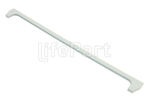 Накладка стеклянной полки передняя BEKO 4614750200 под стекло, H-460мм
