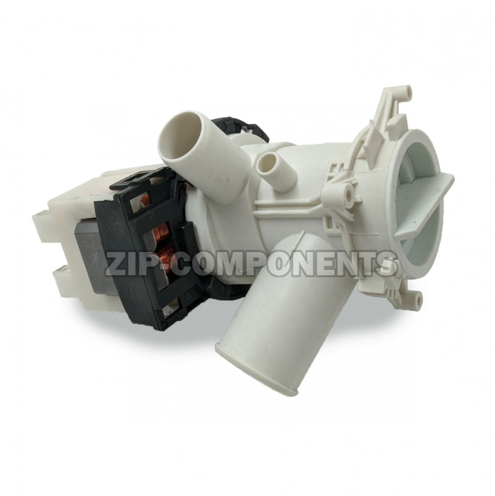 Помпа с улиткой стиральной машины клеммы под фишку Beko 2801100100