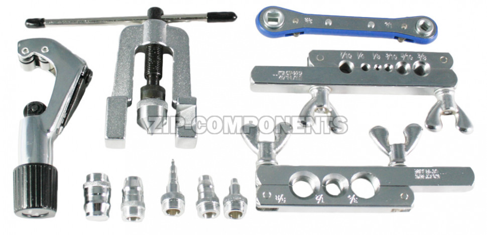 Набор дюймовый CT-278L: вальцовка 1/8 - 3/4 + труборасширитель 5/16 - 3/8 + труборез 1/8
