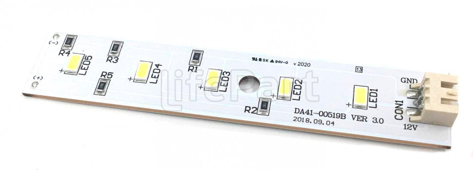 Блок LED лампы холодильника Samsung DA41-00519P