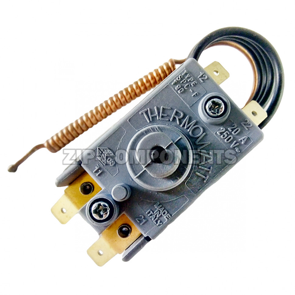 Термостат для водонагревателя защитный SPC-F 95°C 20A (4 клеммы.) L-500mm Универсальные t.181419