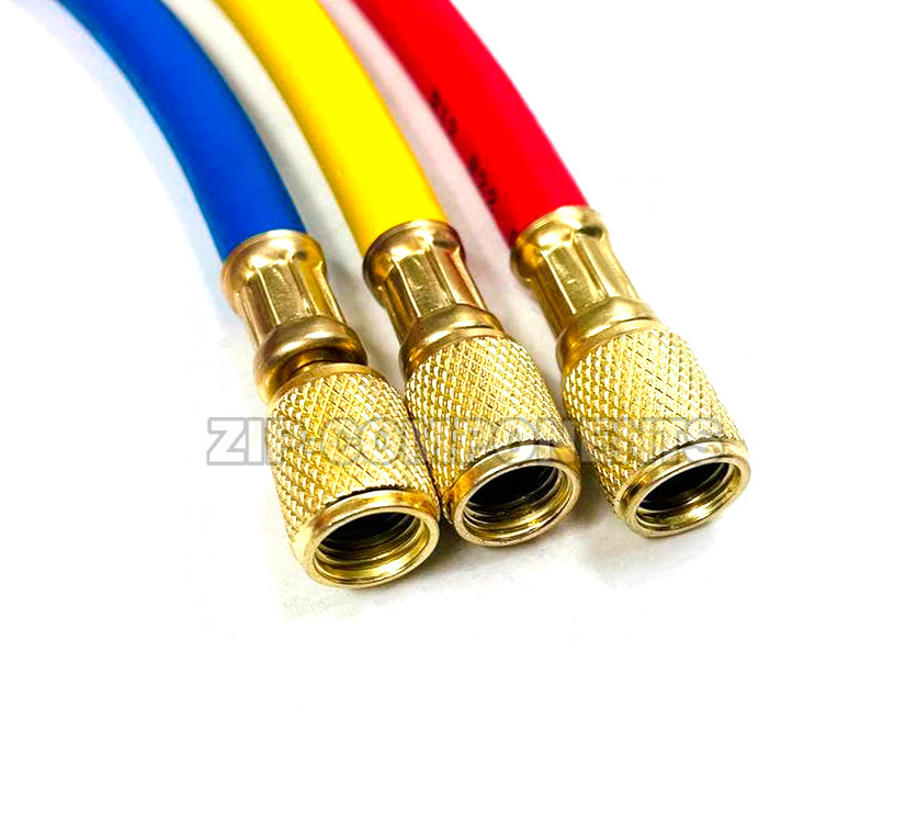 Набор шлангов 3шт 180см, 500PSI (R12, R22, R134a, R404, R407) SKV CH500-72