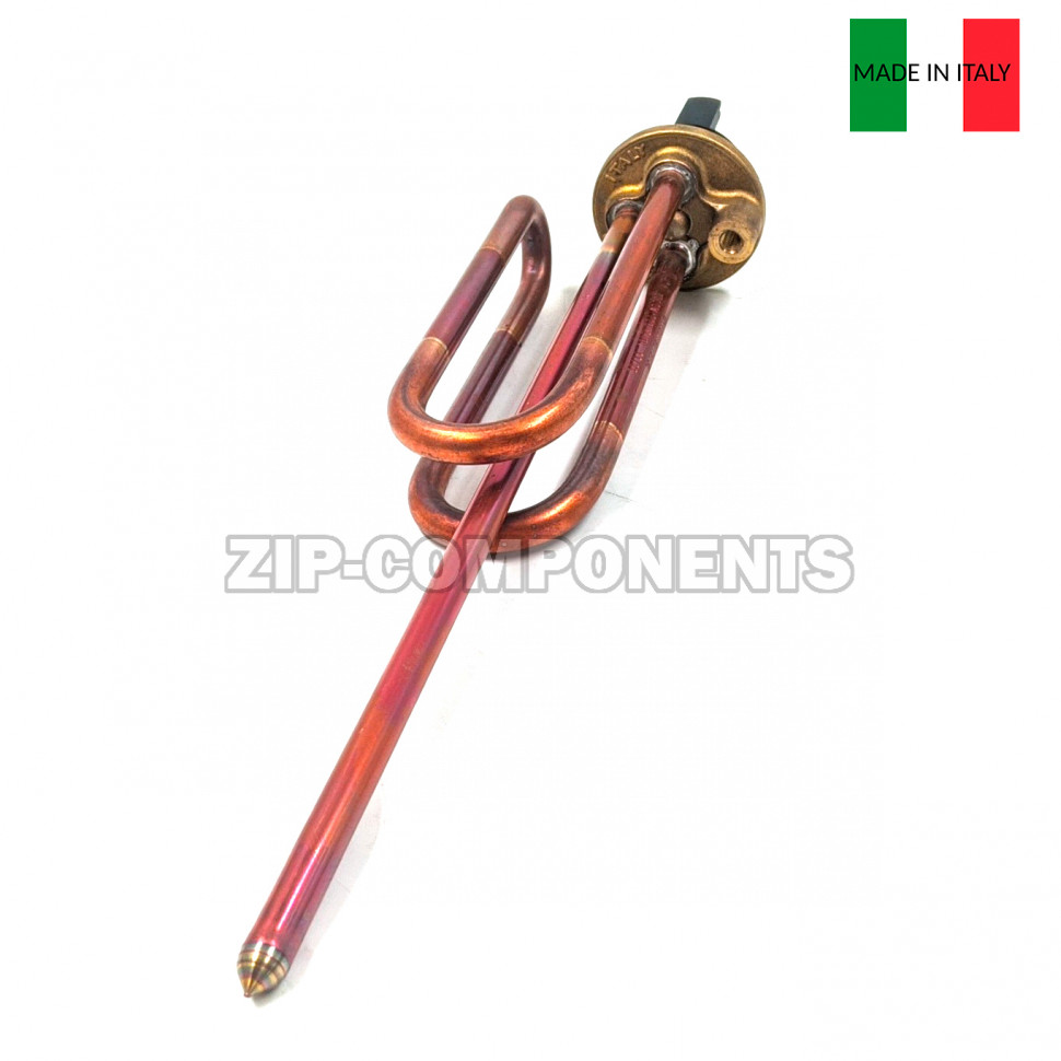 ТЭН Unival для водонагревателя (RCA, 1500W, D48, M6, L260) изогнутый Италия