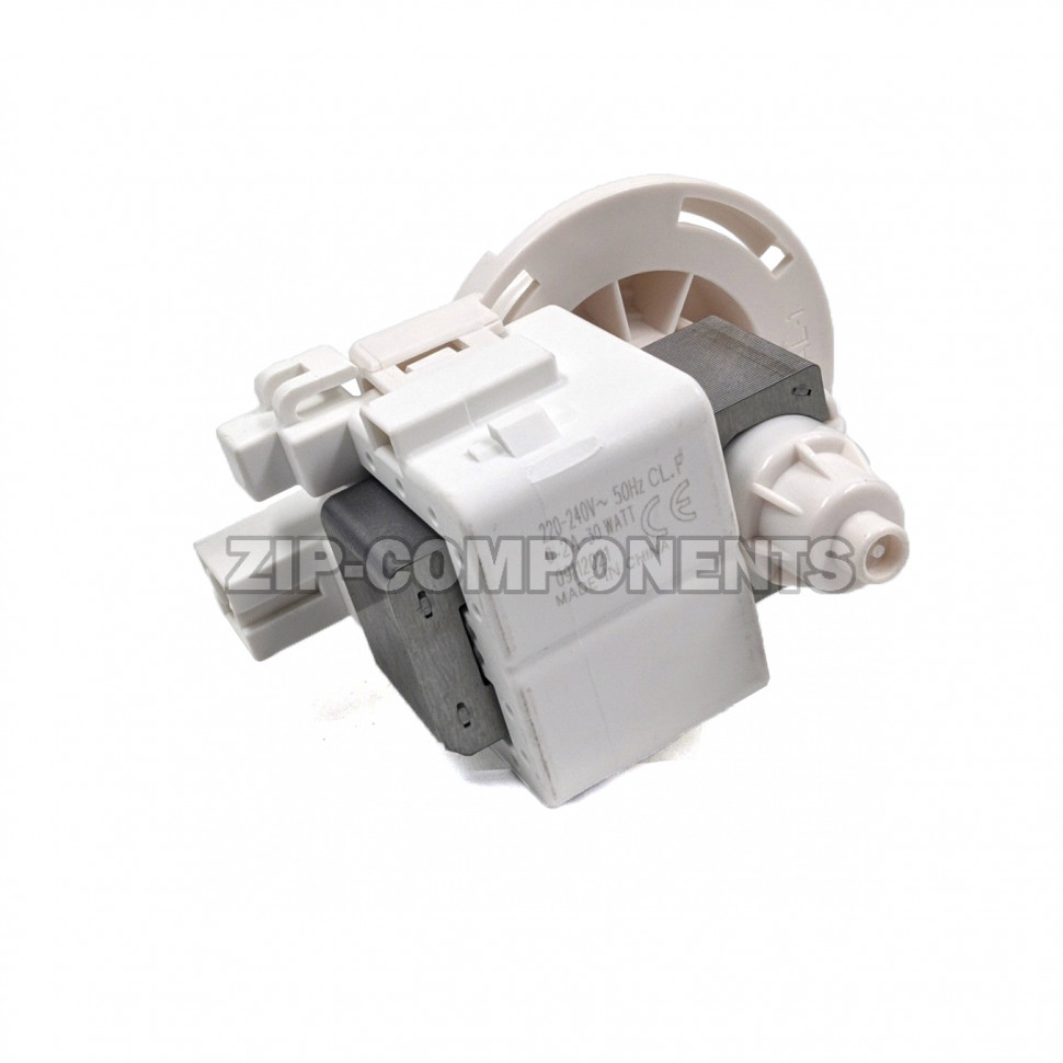 Насос слива 30w (на защелк.4шт клеммы вместе) Miele 6239560 8760859 3788832