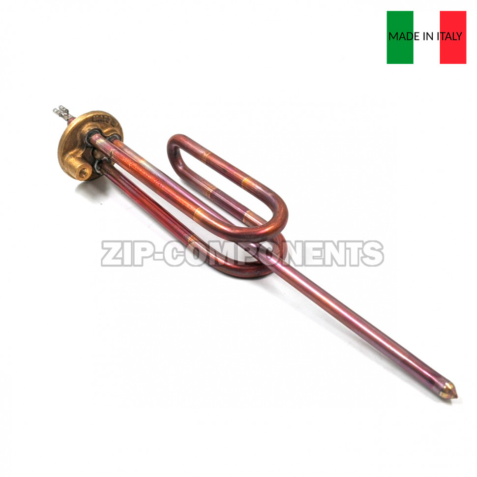 ТЭН Unival для водонагревателя (RCA, 3000W, D48, M6, L260) изогнутый Италия