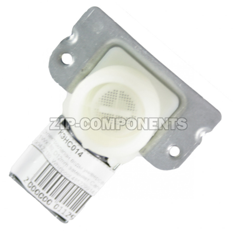 Электроклапан универсальный 1Wx180, D12mm заменяет Candy 90422130, Whirlpool 485229914005