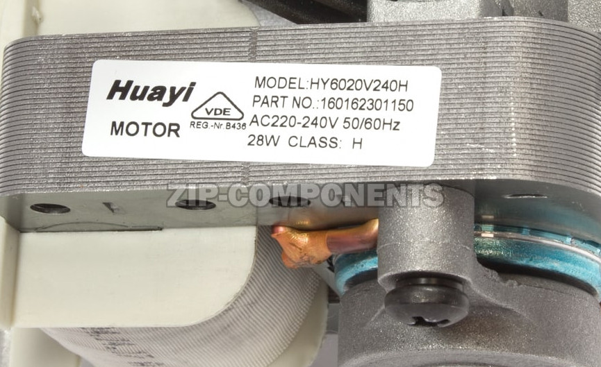 Вентилятор 220V 28W D148мм шток 26мм духовки Gorenje 598534 259397