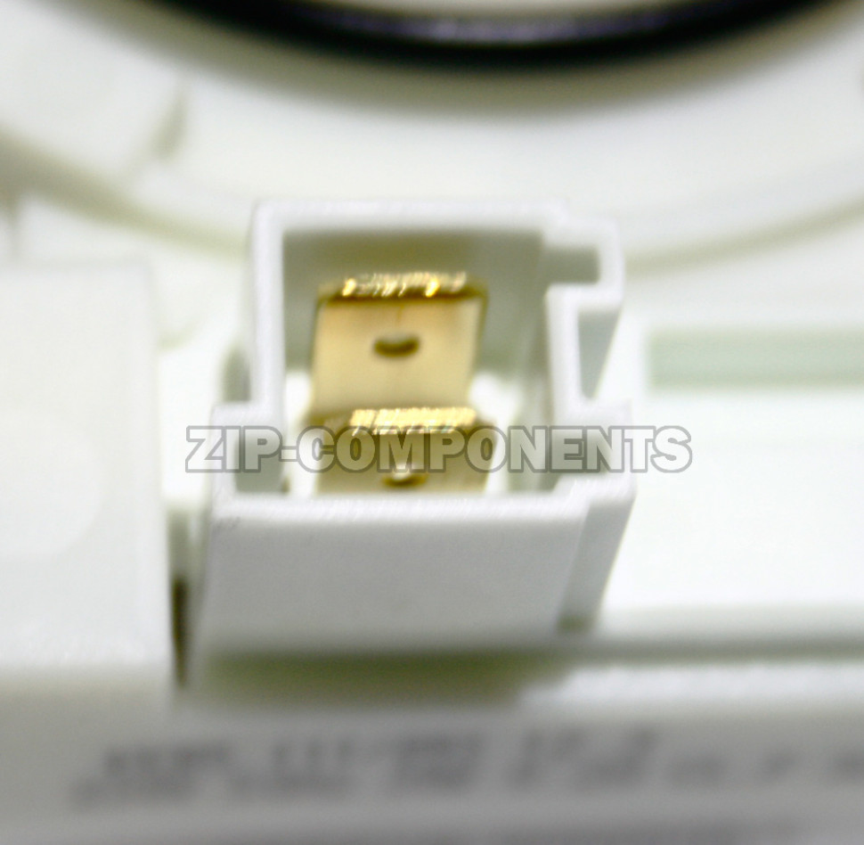 Сливной насос Copreci 30W без улитки, 4 защелки по кругу, фишка вперед Bosch, Siemens 215914