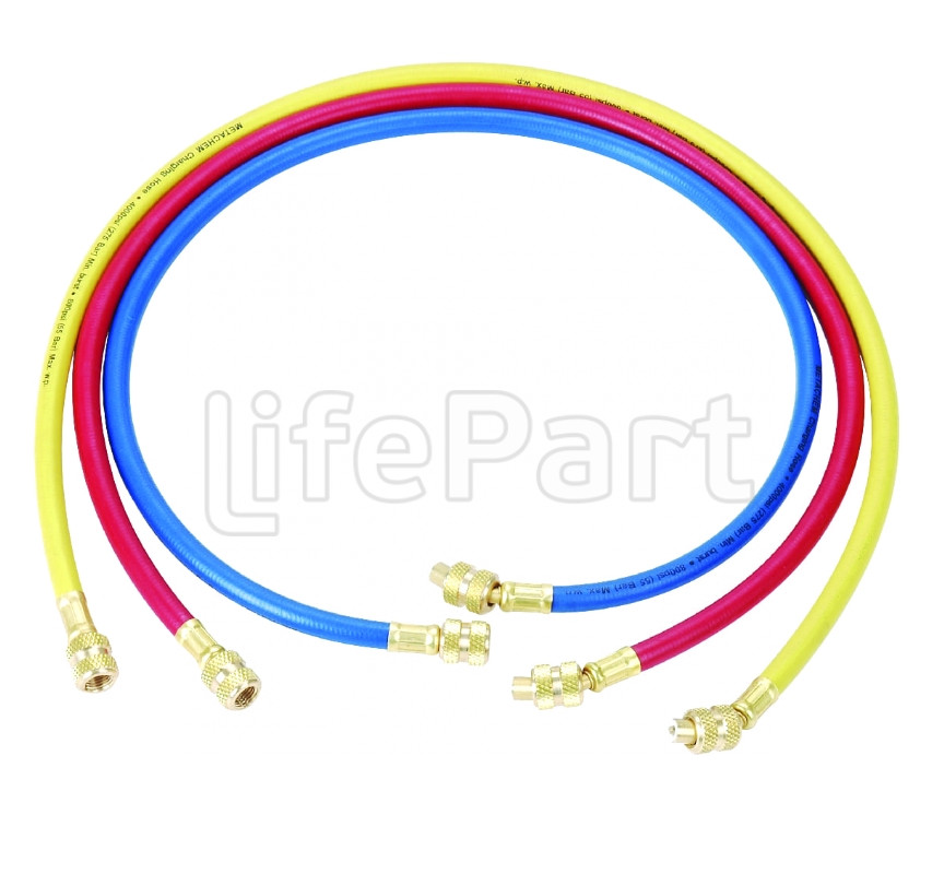 Набор шлангов 3шт 150см, 500PSI (R22, R404, R134, R410) DSZH CT360-RYB