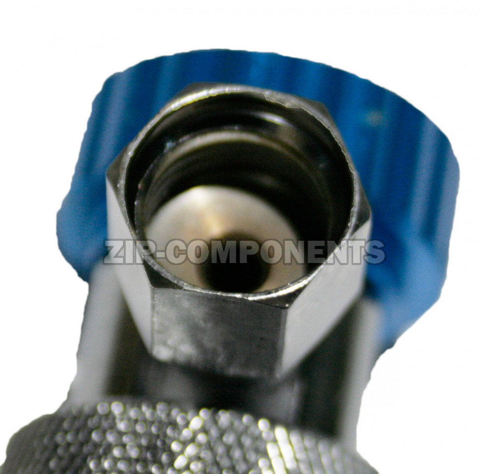 Вентиль быстросъемный QC-19L под  углом  90, резьба 1/4 SAE низкого давления