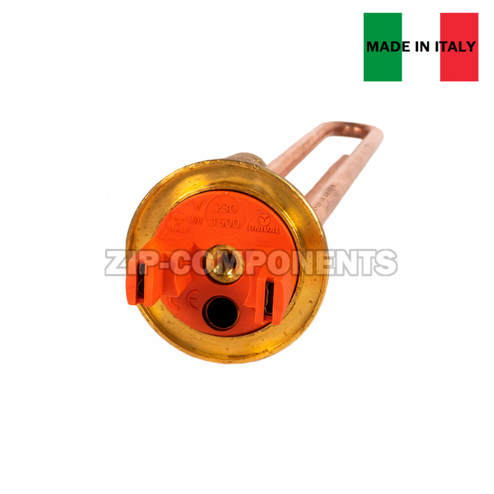 ТЭН Unival для водонагревателя (RCA, 3000W, D48, M6, L275) прямой Италия