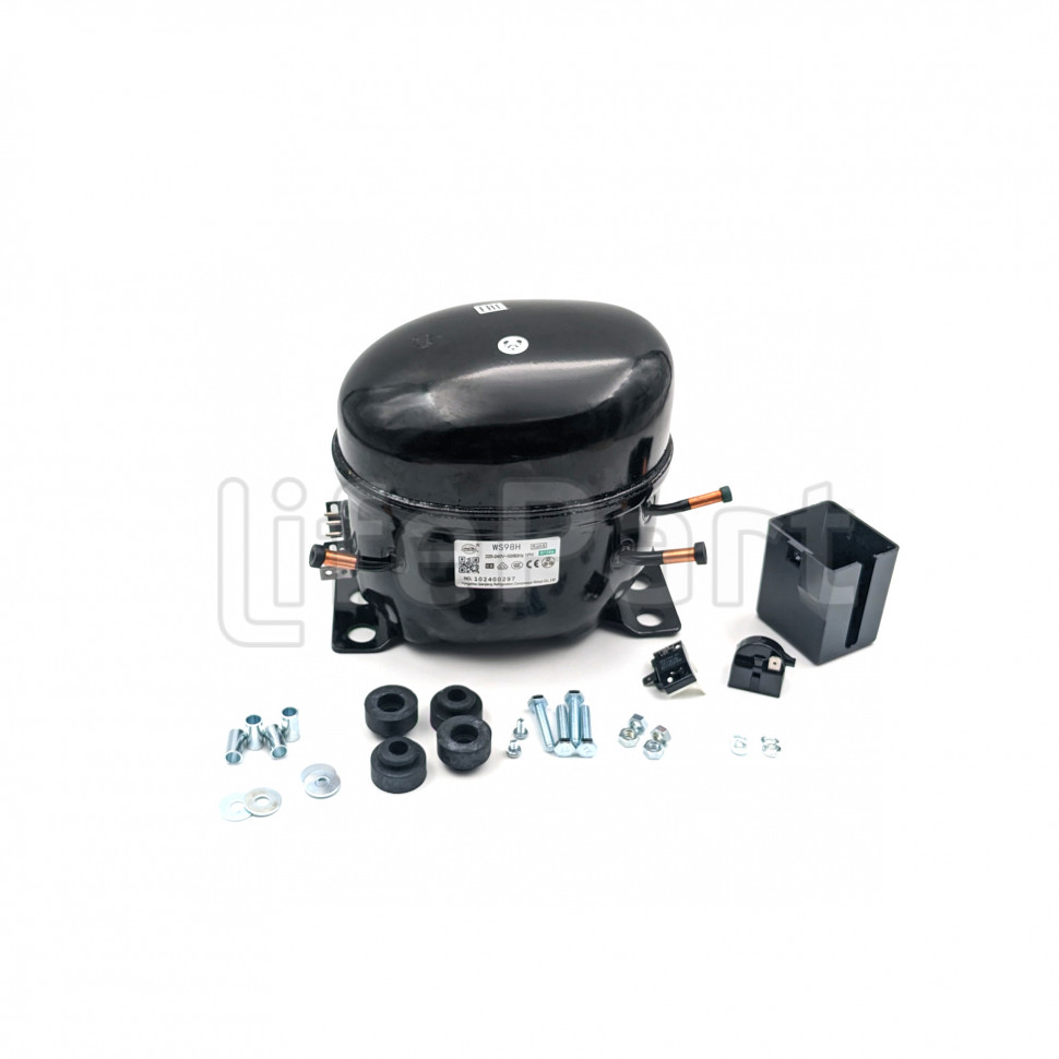 Компрессор Wansheng WS98H (R-134, -23,3 С, 260 Вт) в оригинальной упаковке