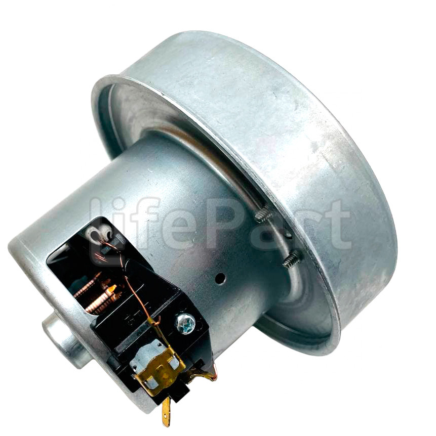 Мотор пылесоса Samsung, 1400 W, H=122 mm, h=45 mm, D=130 mm, d= 84/24 mm, (с выступом)