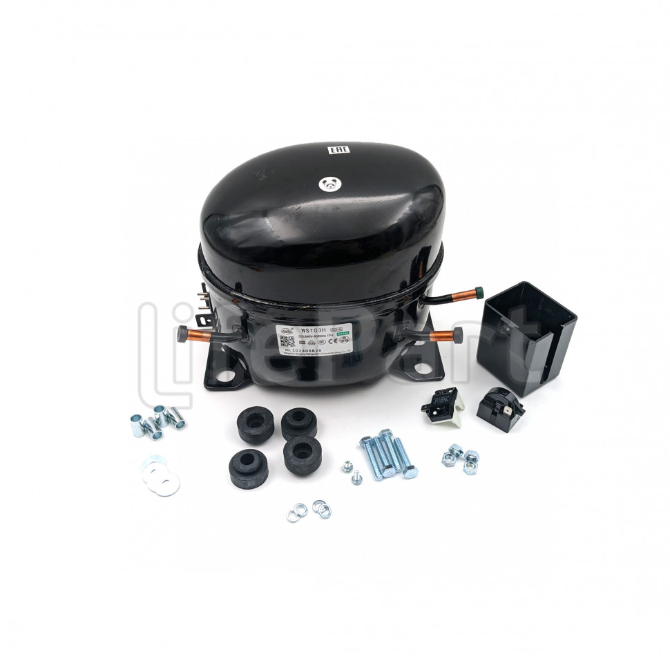 Компрессор Wansheng WS103H (R-134, -23,3 С, 280 Вт) в оригинальной упаковке