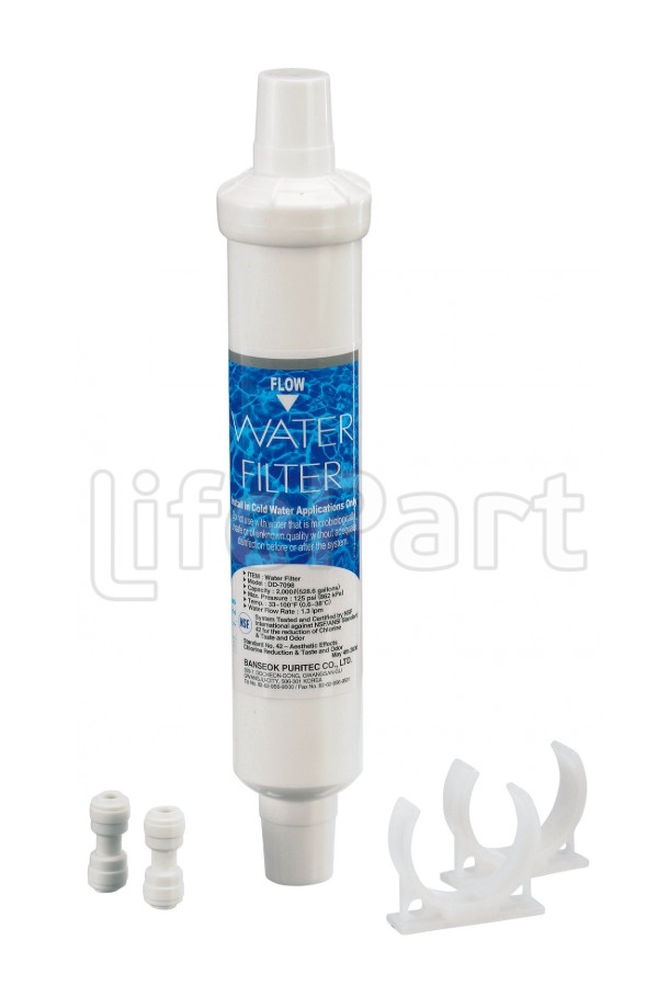 Фильтр для воды DD-7098 для холодильника Side-by-side, внешний BOSCH 00750558