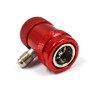Быстросъёмная муфта Becool ВД с вентилем А/С 1/4&quot; SAE 90° BC-QH