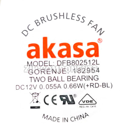 Вентилятор холодильника GORENJE 184658