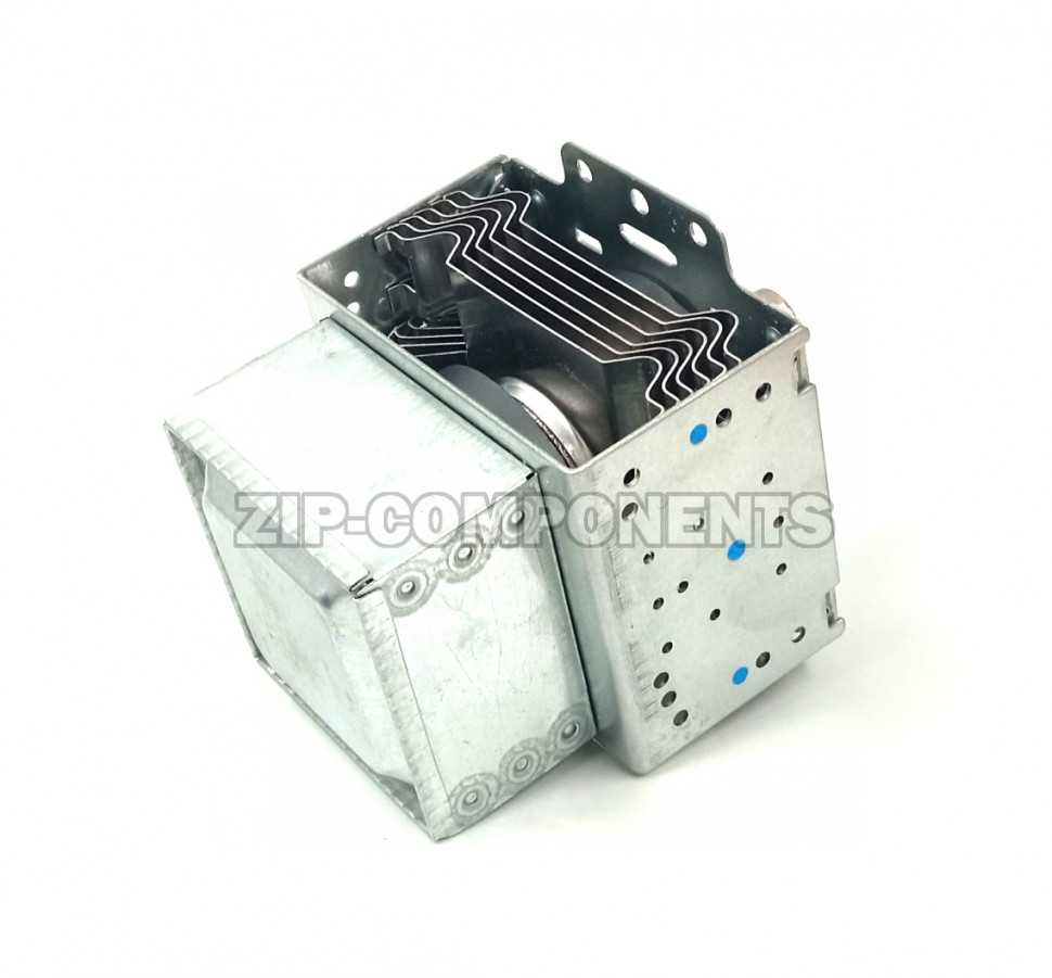 Магнетрон LG 2M246-050GF 1100W 7 пластин 6 отверстий разъем перпендикулярно