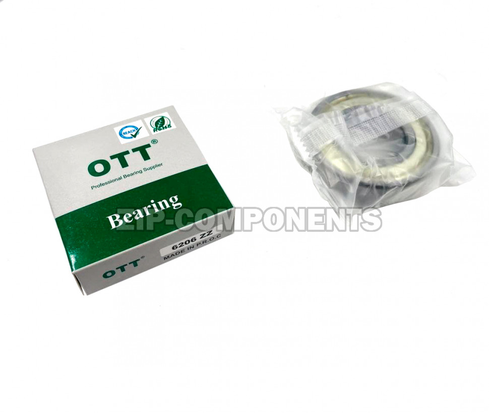 Подшипник 6206 ZZ OTT