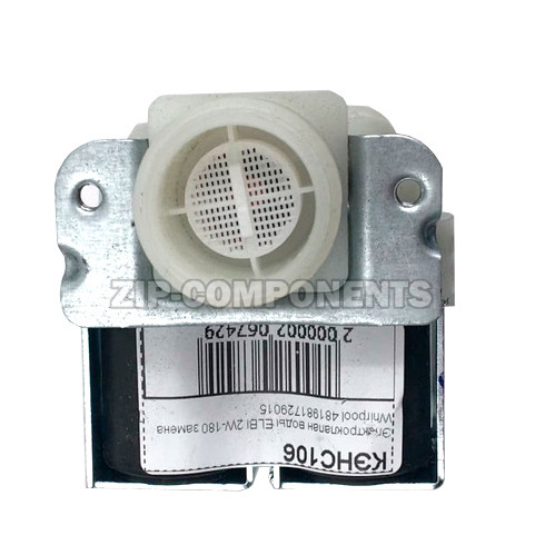 Электроклапан воды СМ ELBI 2W-180 замена Whirpool 481981729015