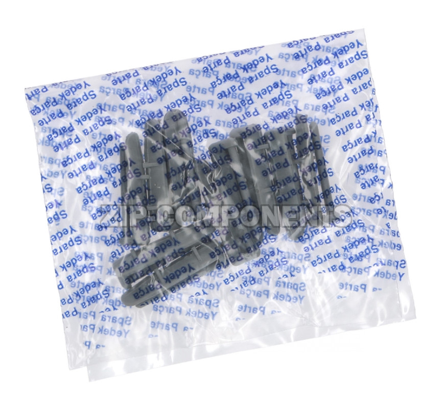 Фиксатор верхней корзины (задний) Whirlpool 481246279981 BEKO 1880580400 комплект - 10шт