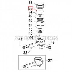 Пружина сита рожка Poemia Saeco 17001431