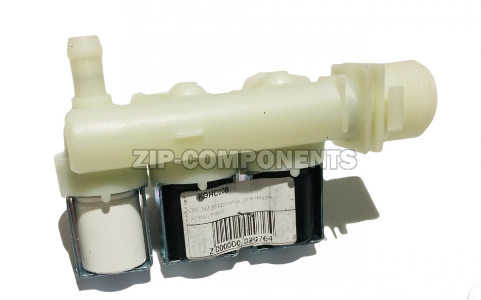 Электроклапан заливной воды 3W-90 для машин с сушкой Indesit C00110331 C00097393 Оригинал