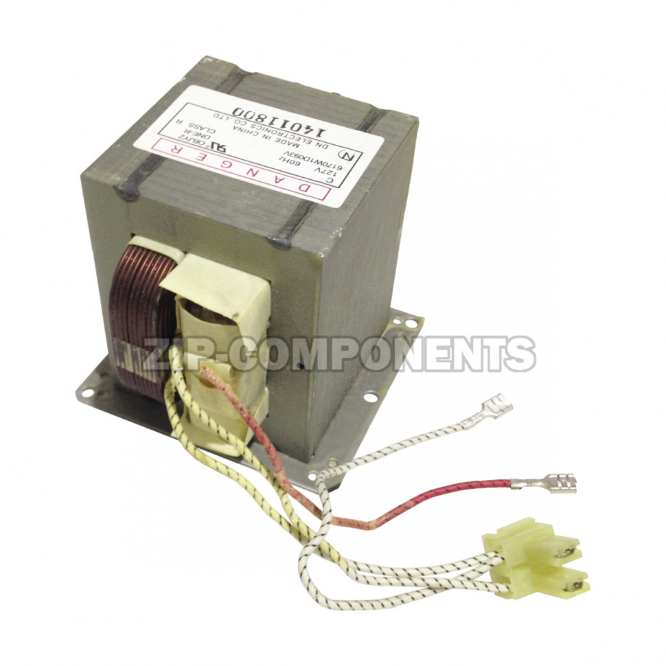 Трансформатор силовой СВЧ LG 6170W1D093V, 100х125х80мм