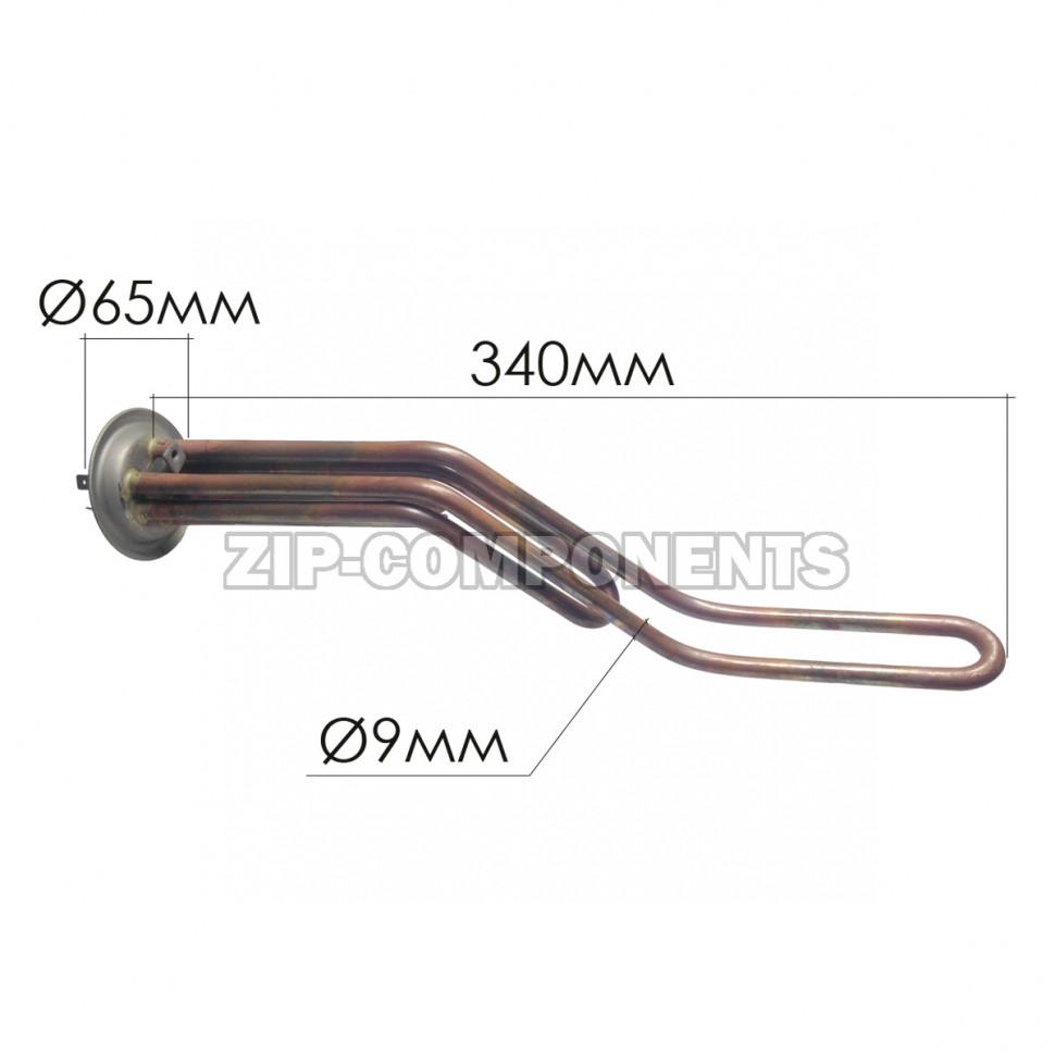 ТЭН водонагревателя Thermex RF-64 2000W-(700+1300) МЕДЬ