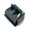 Кнопка биполярная красного цвета 20A, 4 контакта 250V