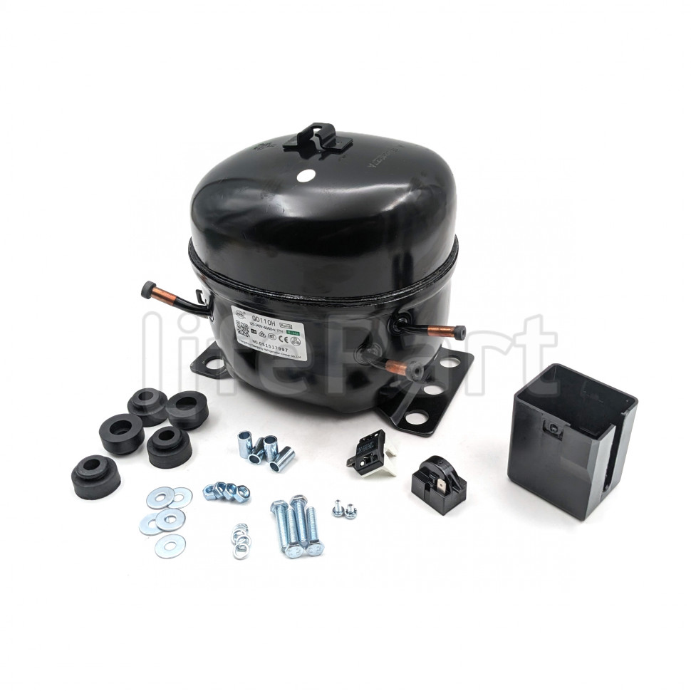 Компрессор Wansheng QD110H (R134, -23,3 С, 310 Вт) в оригинальной упаковке