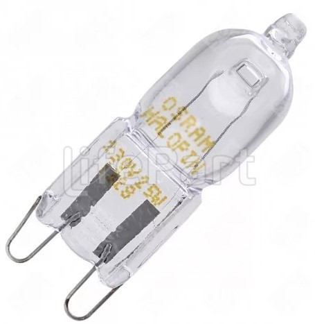 Галогеновая лампа G9, 230V, 40W, ориг., для плиты Electrolux 8085641028