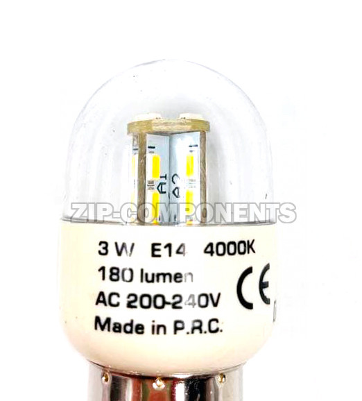 Лампочка светодиодная холодильника LED 3W E14 Lumen 4000K