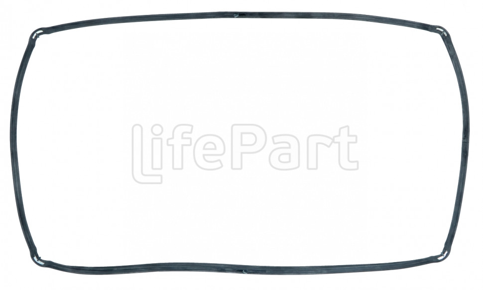 Уплотнитель 580x330мм двери духовки Smeg 754132077
