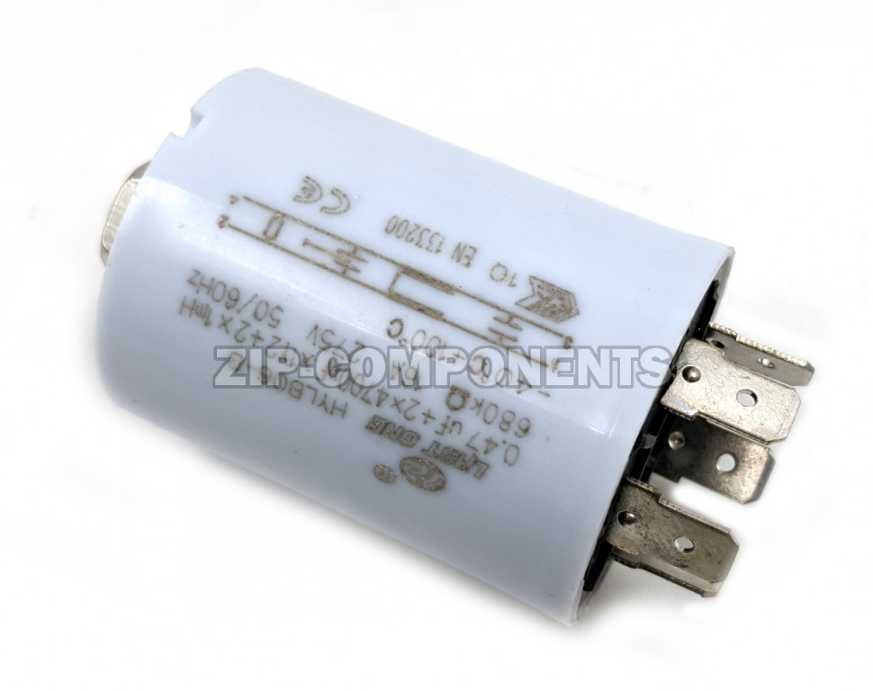 Сетевой фильтр радиопомех универсальный 0,47MF стиральной машины