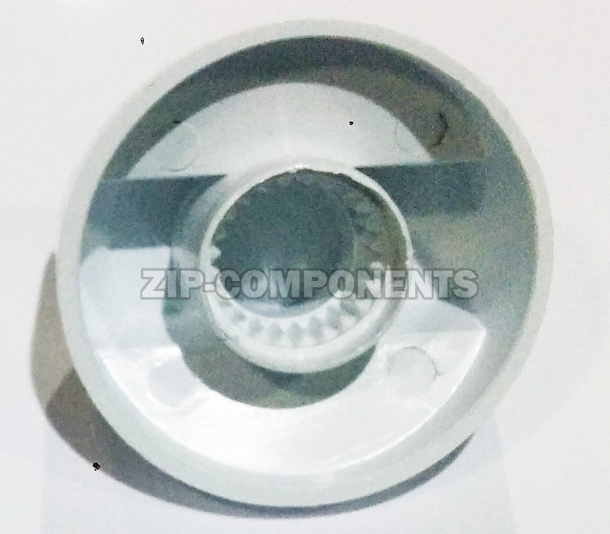 Ручка газового крана, универсальная, белая, 1 штука