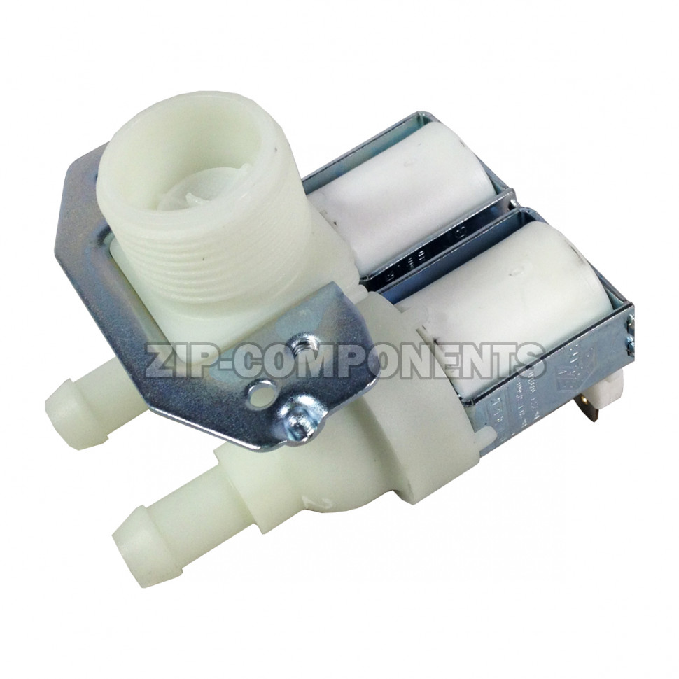 Электроклапан воды 2W-90 универсальный D-12mm TP замена Whirlpool 481981729327