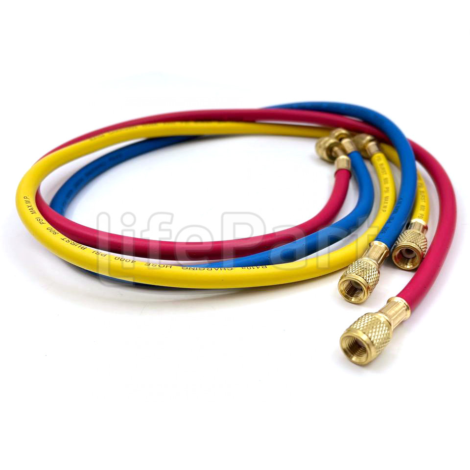 Шланг заправочный VRP-С (R-22,R-134,R-12) 150см с вентилями