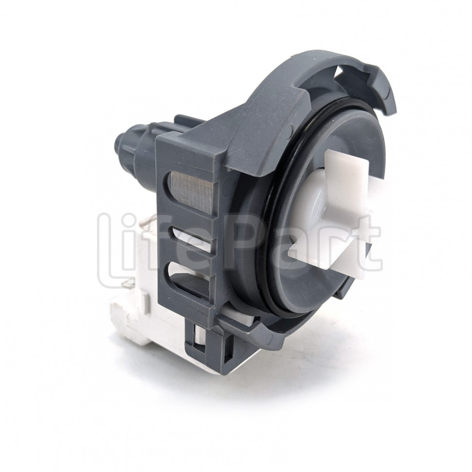 Насос Hanyu 9010790 30W, круглый 4 защелки, фишка назад ПММ Gorenje 450325