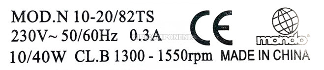 Микродвигатель MONDO 10Вт 00231016