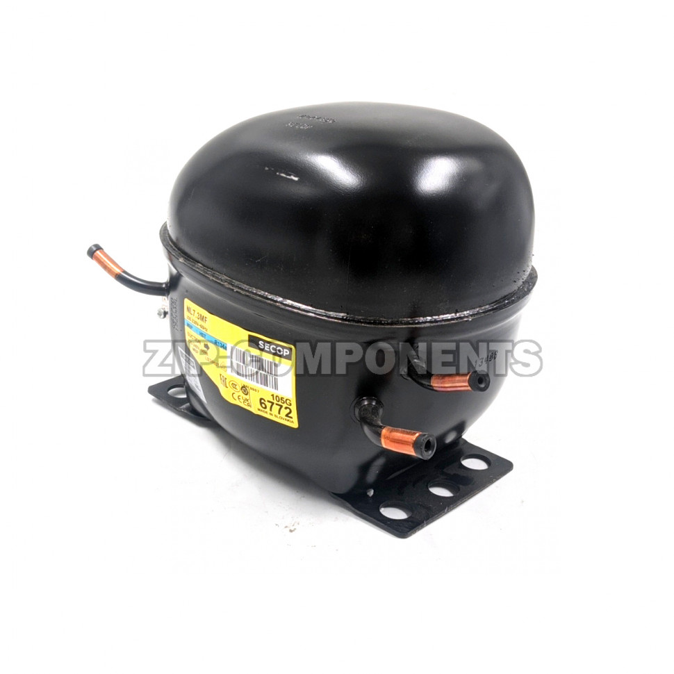 Компрессор среднетемпературный Secop NL 7,3 MF R-134 (W при +7,2° 731Вт)