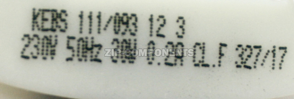 Сливной насос Copreci 30W без улитки, 4 защелки по кругу, фишка вперед Bosch 00215914