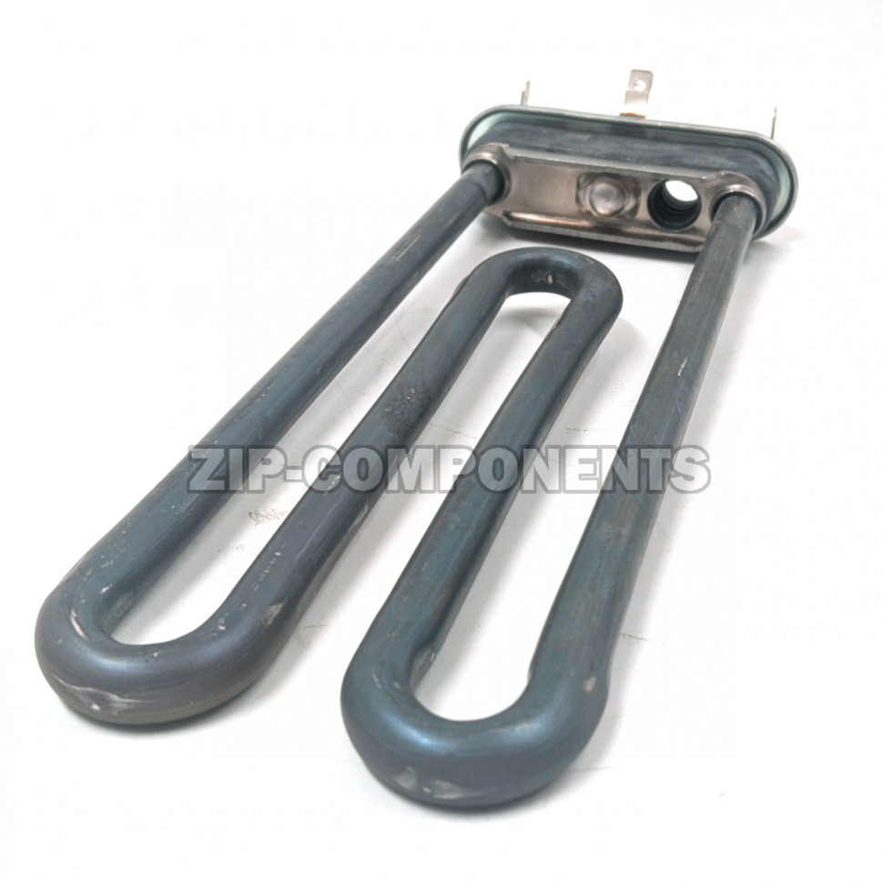 Тэн стиральной машины (Оригинал, 1800W, 193мм, прямой, с отверстием) Indesit 082601